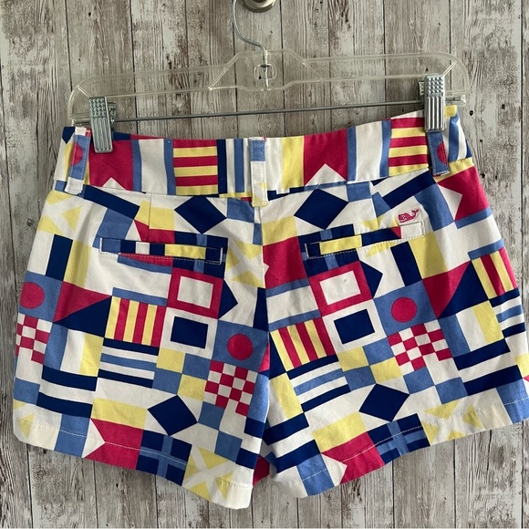 Vineyard Vines Multicolor Nautical Women's Shorts 0 - Picture 2 of 4